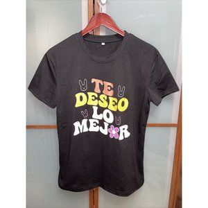 Bad Bunny “Te Deseo Lo Mejor” Black Concert Tour Band T-Shirt Tee Size S Unisex
